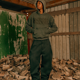 GOOSE PLEATED TROUSERS
